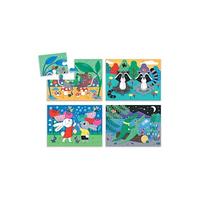 Gambar Mudpuppy Mindfulness 4InABox Puzzle Set Includes 4 Progressive Jigsaw Puzzles Kids With 412 Pieces Features Colorful Animal Illustrations Ages 25 Each Puzzle Measures 6 X 8 dari Masuk Markett undefined 2 Tokopedia
