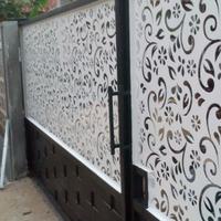 Gambar pagar rumah laser cutting kombinasi anyaman dari HAYFA JAYA STEEL undefined 3 Tokopedia