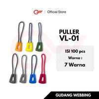 Gambar (ECERAN) MJ PULLER VL-01 | TARIKAN RISLETING | STOPPER TALI KUR | UJUNG TALI | ZIPPER - Abu-abu dari Gudang Webbing undefined 1 Tokopedia