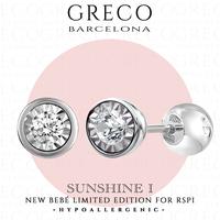 Gambar Anting Bayi dan Anak Anti Alergi Bayi Sunshine I dari Greco Barcelona undefined 1 Tokopedia