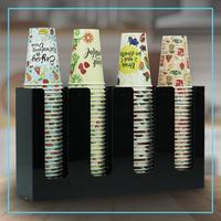 Gambar Paper Cup Organizer Sederhana Empat Slot 9 Oz - Rangkai Sendiri, Hitam dari Acrylicworks Store undefined 3 Tokopedia