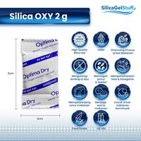 Gambar SILICA GEL OXY SACHET PLASTIK UNTUK MAKANAN BERMINYAK / BASAH - 5 GR 20 PCS dari Silicagelstuff undefined 3 Tokopedia
