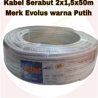 Gambar Spesial Kabel Hyo 2X1,5X50M Evolus Hitam/Putih - Hitam, 50m dari ovavevi mall undefined 2 Tokopedia