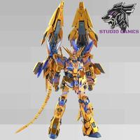 Gambar HOT HG 1/144 Gold Coating Unicorn Phenex Narrative Destroy Mode Xing Dong WeiMei 216 Plastic Model Kit dari Studio Hobby undefined 3 Tokopedia
