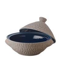 Gambar Tagine Bowl / Mangkok Saji Jenggala Hammered 25 x 21,5 cm Biru Pasir dari Jenggala Keramik Bali undefined 2 Tokopedia