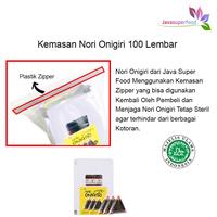 Gambar NORI ONIGIRI | Nori Wrapper Khusus Bungkus Nori Triangle / Sushi Nori (ISI 100 Lembar) dari Java Super Food Malang undefined 4 Tokopedia