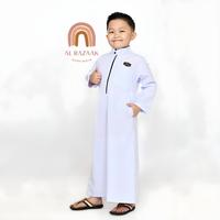 Gambar Al Razaak Muslim Jubah Anak Gamis Anak Laki Laki umur 4 -12 tahun - Putih, 10-12 XL dari ALRAS_NEW undefined 5 Tokopedia