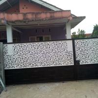 Gambar pagar rumah laser cutting kombinasi anyaman dari HAYFA JAYA STEEL undefined 1 Tokopedia