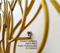 Gambar Hiasan Dinding Akar Metal Emas | Wall Arts Decor diameter 100cm dari fansyat undefined 5 Tokopedia
