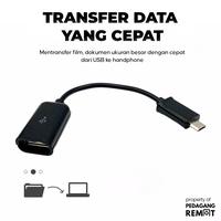 Gambar ADAPTER CONVERTER KABEL USB OTG MICRO UNTUK TABLET DAN SMARTPHONE dari Pedagang Remote_NEW undefined 2 Tokopedia