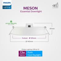 Gambar Philips Meson 13 Watt Paket 3 Free 1 Lampu LED Downlight Tanam Plafon dari SmartElectric undefined 3 Tokopedia