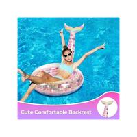 Gambar Ginkago Pool Floats Inflatable Swimming Rings Mermaid Tail Tubes Glitters Water Party Summer Beach Kids And Adults dari zhafira333 undefined 5 Tokopedia