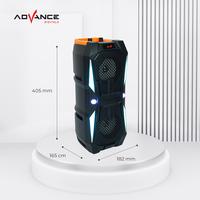 Gambar Advance KS-2612 Portable Speaker 4 inch x2 Speaker Karaoke FREE 1 Mic Wireless Garansi Resmi 1 Tahun dari CJMART99 undefined 4 Tokopedia
