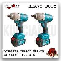 Gambar impact wrench baterai 88v 600 N.m monake alat pembuka baut ban mobil dari Kunciankuu undefined 3 Tokopedia