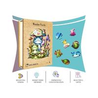 Gambar Wooden Puzzle Adults Unique Animal Shaped Wooden Jigsaw Puzzles Adults Mushroom Frog Animals Puzzle Wood_Cut Puzzles Adult With Beautiful Wooden Box 11.4X11.4 131Pcs dari Masuk Markett undefined 3 Tokopedia