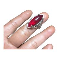 Gambar Cincin batu diamond merah rubi siam bentuk pandan - 7 dari New sinar permata nusantara undefined 3 Tokopedia