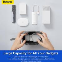 Gambar BASEUS Easyjourney Tas Pouch Dompet Storage Bag Travel Aksesoris Kit dari Ltifahlutfiah undefined 4 Tokopedia
