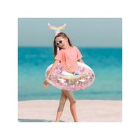 Gambar Ginkago Pool Floats Inflatable Swimming Rings Mermaid Tail Tubes Glitters Water Party Summer Beach Kids And Adults dari zhafira333 undefined 4 Tokopedia