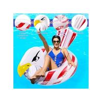 Gambar 4Th Of July Pool Float Glitter Eagle Independence Day Inflatable Pool Float Ring Sparkling Glitter Animal Pool Tubes Party Beach Swimming Pool River dari zhafira333 undefined 3 Tokopedia