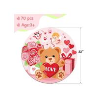 Gambar Ciyvolyeen ValentineS Day Floor Puzzle Gifts Kids Double Sided Jigsaw Puzzles 70 Pieces Ages 3 And Up St. PatrickS Day Themed Puzzle 22 dari Masuk Markett undefined 3 Tokopedia