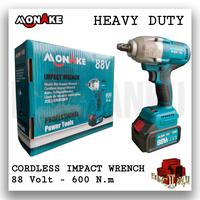 Gambar impact wrench baterai 88v 600 N.m monake alat pembuka baut ban mobil dari Kunciankuu undefined 4 Tokopedia