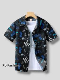 Gambar KEMEJA PANTAI PRIA LENGAN PENDEK M L XL - 08, M dari Rb fashion17 undefined 3 Tokopedia