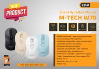 Gambar Mouse Wireless m-tech w70 2.4GHz Silent Optical 1600DPI Receiver USB dari ANUGRAH COMPUTER undefined 1 Tokopedia