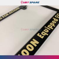 Gambar Frame Plat Nomor Mooneyes Universal Semua Motor - Model 4 - Frame Only dari Ruby Spare undefined 3 Tokopedia
