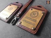 Gambar ID card holder kulit gravo plat - Hitam dari MD leather undefined 4 Tokopedia