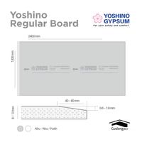 Gambar Gypsum Yoshino 12mm / Gipsum Yosino 120 x 240 cm / Papan Yoshino dari gudang 887 undefined 3 Tokopedia