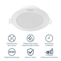 Gambar Philips Lampu Panel Downlight Eridani Multipack DL190B LED3 D80 3.5W Putih dari Philips lighting Surabaya undefined 2 Tokopedia