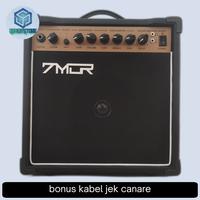 Gambar ampli gitar bass 7MOR ORIGINAL spek lengkap suara mantap Guitar Amplifier - Hitam, packing biasa dari seven store music undefined 1 Tokopedia