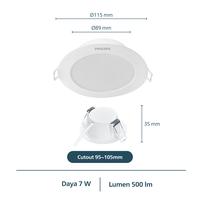 Gambar Philips Lampu Panel Downlight Eridani Multipack DL190B LED6 D100 7W Kuning dari Philips lighting Surabaya undefined 3 Tokopedia