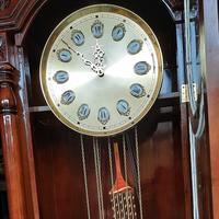 Gambar Lemari jam jati mesin jam Junghans original jerman dari Kingdom_Jati_Furniture_Jepara undefined 1 Tokopedia