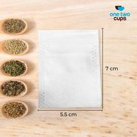 Gambar KANTONG TEH CELUP KOSONG 100 PCS TEABAG POUCH TEABAG SARING TEH 5.5 CM X 7 CM /KOPI /OBAT dari DAPOER CORNER undefined 5 Tokopedia