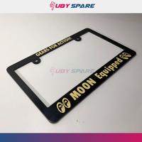 Gambar Frame Plat Nomor Mooneyes Universal Semua Motor - Model 4 - Frame Only dari Ruby Spare undefined 2 Tokopedia