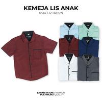Gambar Kemeja Lis Anak Lengan Pendek Bahan Adem Usia 1-12 Tahun - Navy, L dari Pieter Jackson undefined 1 Tokopedia