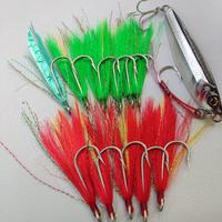 Gambar Kotrekan Kail Sabiki Handmade Nelayan Pro Size No 9 -+ 4CM Size Besar Mustad Hook dari NORTH BLUE FISHING undefined 4 Tokopedia