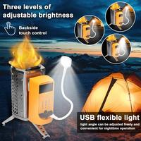 Gambar Tomshoo USB Rechargeable Wood Stove Outdoor Cool Camping Gear Portable dari Klaytn undefined 4 Tokopedia