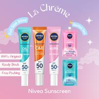 Gambar Nivea Sun Face Protection Serum Sunscreen SPF 50+ PA+++ 30ml Sunblock - Instan Aura 7ml dari La Chreme undefined 1 Tokopedia