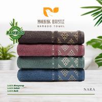 Gambar Handuk Mandi Morning Whistle Bamboo Towel - Nara - Bath Towel Ukuran 70 x 135 - Blue dari Astrisia_NEW undefined 1 Tokopedia