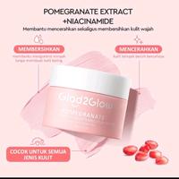 Gambar Glad2Glow pomegranate niacinamide brightening clay mask 30 gr dari HalimMaxShop undefined 2 Tokopedia