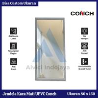 Gambar Jendela UPVC Conch Kaca Mati - 40 x 150 dari UPVC Indojaya undefined 1 Tokopedia