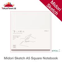 Gambar Midori Sketch A5 Square Notebook dari Tokyo Town undefined 1 Tokopedia