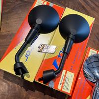 Gambar DANMOTOR mirror spion set standart original Bulat Vespa Primavera LX GTS iget abs - black matte dari skuterkoloni undefined 2 Tokopedia