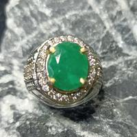 Gambar Cincin Batu Natural Emerald Beryl Zamrud # 2 dari Nagatawa Ornamental Fish undefined 1 Tokopedia