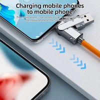 Gambar GOOJODOQ 4-in-1 Silicone USB Cable for Charging & Data Transfer USB 3.0 IP Type-C - Biru dari Goojodoq Professionals undefined 5 Tokopedia