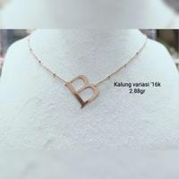 Gambar Kalung emas 70 huruf B dari Lancar BJJ undefined 1 Tokopedia