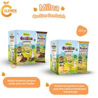 Gambar Milna Cookies Sandwich 12x24gr (Biskuit Bayi 12M+) promo..!! - Cokelat dari Latopia All Store undefined 3 Tokopedia
