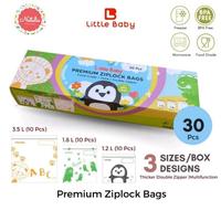 Gambar BEST PRODUCT LITTLE BABY PREMIUM ZIPLOCK BAGS ISI 30PCS 3 SIZE dari Jerry Shhop undefined 1 Tokopedia